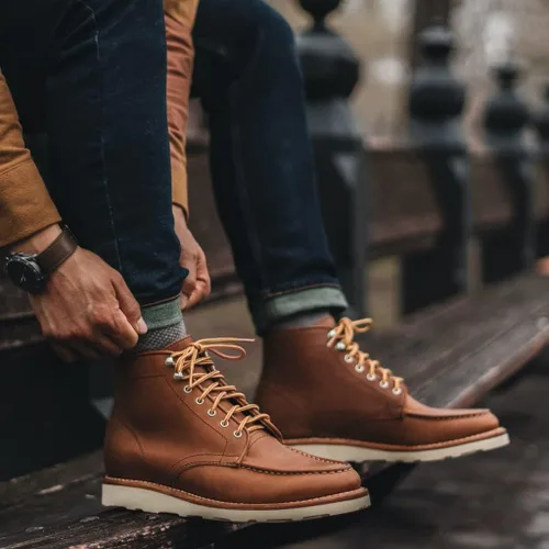 Miniatura 6 de Thursday Boot Company Diplomat Moc Toe - Botas de cuero para hombre