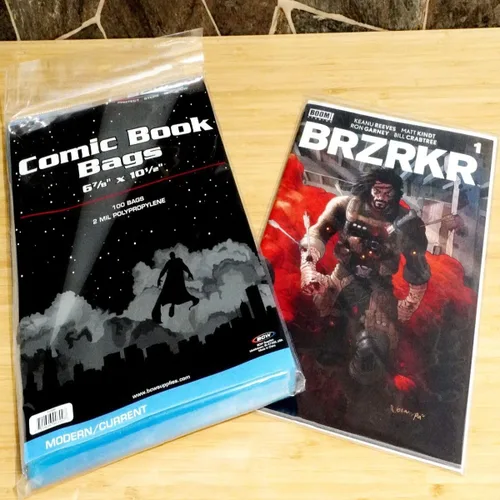 Miniatura 6 de BCW Current Comic Bags (paquete de 400) – Bolsas de cómics BCW sin ácidos para cómics modernos Protección transparente de funda para cómics 6