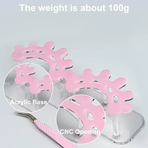 Miniatura 4 de Tweezers Stand Holder Eyelash Storage Rack Display Acrylic Shelf Eyelash Storage Rack Display