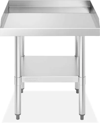 Miniatura 2 de GRIDMANN NSF Mesa de equipo de acero inoxidable de calibre 16 de 24" L x 24" W x 24" H con estante inferior para cocina comercial de restaurante