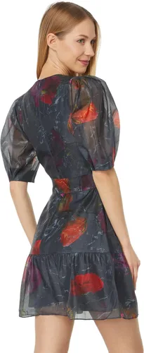 Miniatura 2 de Ted Baker Tatya - Mini vestido de manga abombada