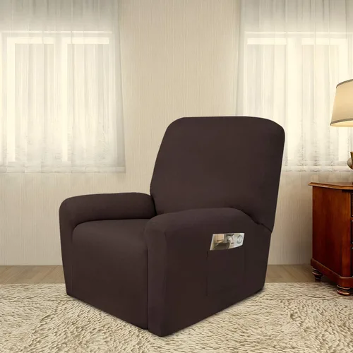 Miniatura 2 de PureFit - Funda superelástica con bolsillo p/protección de sofá/sillón - Suave cubierta de elastano antideslizante, lavable, c/base elástica, apta