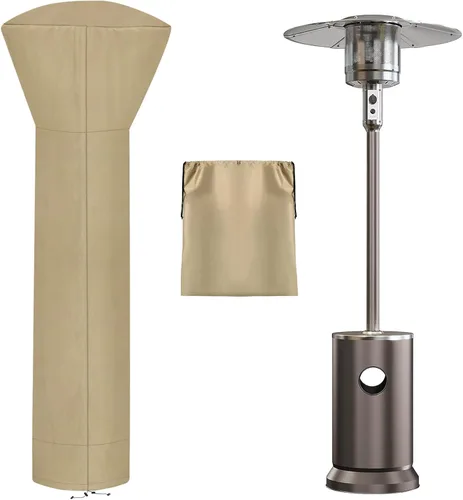 Miniatura 11 de OutdoorLines Fundas impermeables para calentadores de patio al aire libre con cremallera y bolsa de almacenamiento, a prueba de polvo, resistente a
