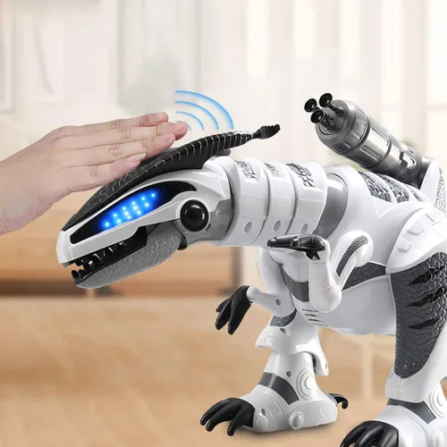 Miniatura 2 de Fistone RC Robot Dinosaurio Inteligente Interactivo Juguetes de Control Remoto Electrónico Robot que Camina, Baila, Canta con Modo de Lucha