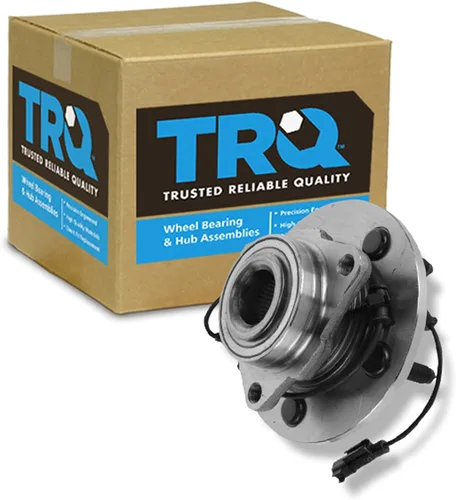 Miniatura 96 de TRQ Cojinete de rueda delantera y conjunto de cubo con sensor ABS compatible con Toyota Sequoia 2008-2022 Tundra 2007-2021