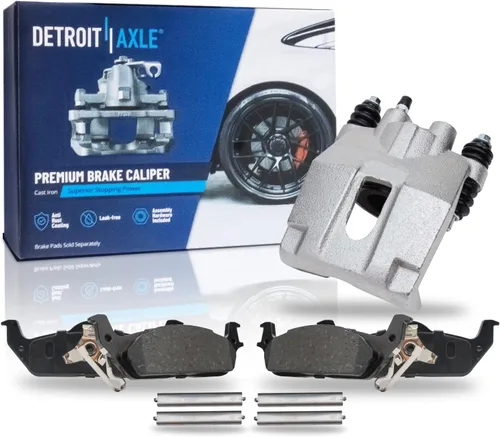 Miniatura 98 de Detroit Axle - Pastillas de freno traseras para Mercedes-Benz C230 C240 C280 C320 C350 CLK320 CLK350 CLK430 E300 E320 E420 E430 SLK350, pastillas
