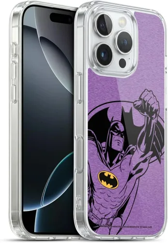 Miniatura 154 de Head Case Designs Funda de gel con licencia oficial de Batman DC Comics Bat Signal Logos [protección de grado militar] compatible con Apple iPhone 7