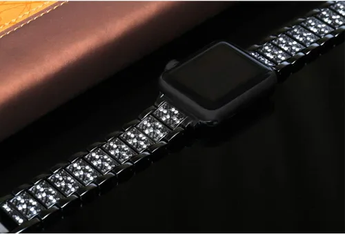 Miniatura 3 de Bling - Correas compatibles con Apple Watch Band de 1.65 pulgadas/1.61 pulgadas/1.57 pulgadas/1.50 pulgadas iWatch Series