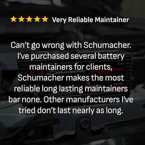 Miniatura 4 de Schumacher Electric 1.5A Cargador y Mantenedor de Batería para Auto, Solución 3-en-1, para Baterías de 6V/12V de Deportes Acuáticos, Automotrices