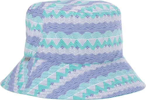 Columbia Kids & Baby Pixel Grabber - Sombrero de pescador, color violeta africano, color aguamarina brillante, talla S M