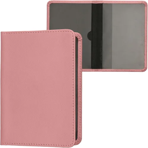 Miniatura 18 de kwmobile - Soporte para documentos del automóvil y tarjetas para documentos de vehículos y tarjetas, cuero sintético, color negro Menta