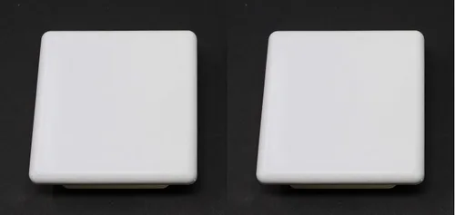 Miniatura 10 de Tapa de tubo cuadrada blanca de plástico de 4 x 4 pulgadas, tapón de acabado, tapa de extremo de tubo de tubo, universal duradera para silla (4)