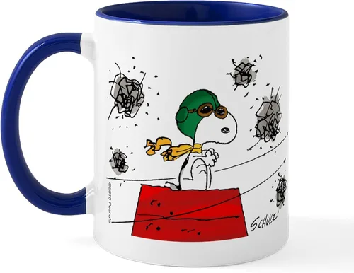 Miniatura 4 de CafePress Crabby Snoopy - Taza de café de cerámica (11 oz)