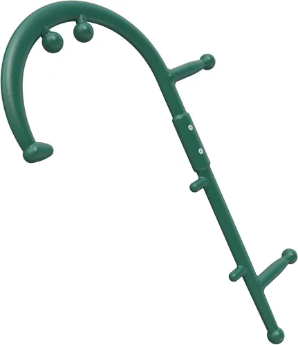 Miniatura 5 de Masajeador de espalda y cuello, para alivio del dolor de fibromialgia de punto de activación y terapia de caña con gancho de auto masaje (azul)