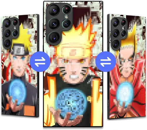 Miniatura 11 de Funda 3D Anime Motion para Samsung Galaxy S22, a prueba de golpes, suave, antiarañazos, manga cambiable, compatible con Samsung Galaxy S22, 6.1
