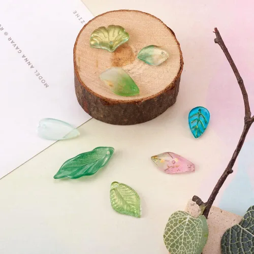 Miniatura 6 de Colgantes de hoja de vidrio, Vidrio, vidrio