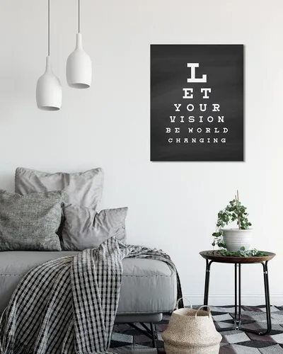 Miniatura 5 de Govivo Let Your Vision Be World Changing - Impresión artística de pared con cita motivacional, impresión de decoración de pared, póster o lienzo