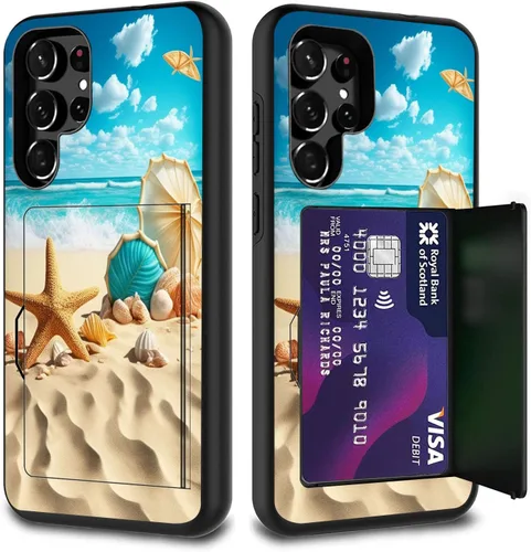 Miniatura 26 de Funda híbrida de doble capa con función atril para Samsung Galaxy A16 5G de 6.9 pulgadas, diseño de vaca con bandera estadounidense