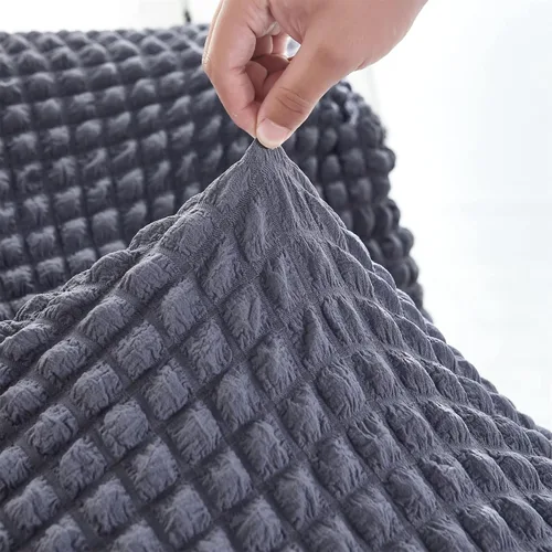 Miniatura 5 de TOPCHANCES Funda para silla Fireside, funda elástica para tumbona sin brazos, para sofá y muebles, protector de puf con parte inferior elástica