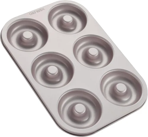 Miniatura 14 de CHEFMADE Molde de donas para tartas, 12 cavidades antiadherentes en forma de oso para hornear al horno (dorado champán)