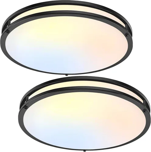 Miniatura 13 de Lámpara de techo LED de montaje empotrado de 36 W, lámpara de techo LED de 13 pulgadas 3600 LM, lámpara de techo moderna 2700 K/3000 K/4000 K/5000