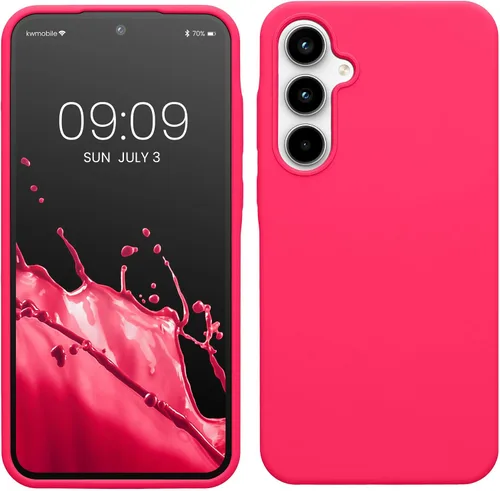 Miniatura 58 de kwmobile Funda Compatible con Samsung Galaxy A14 5G - Funda de teléfono de TPU y silicona con acabado suave - Verde Lima