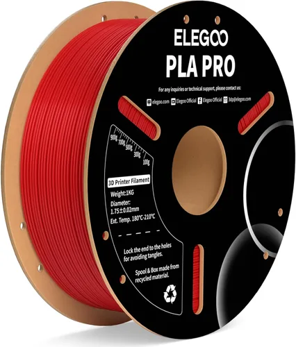 Miniatura 53 de ELEGOO Filamento PLA 1.75mm Azul Oscuro & Rojo 2KG, Filamento para Impresora 3D con Precisión Dimensional +/- 0.02mm, Paquete de 2 Carretes de 1kg