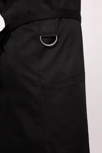 Miniatura 8 de Chef Works Brio Chef's Bib Delantal para hombre, Negro