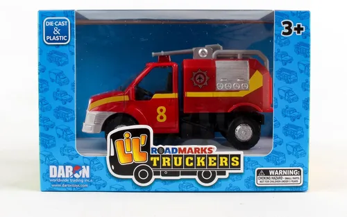 Miniatura 5 de Daron Lil Truckers Airport FIRE Camión, Rojo