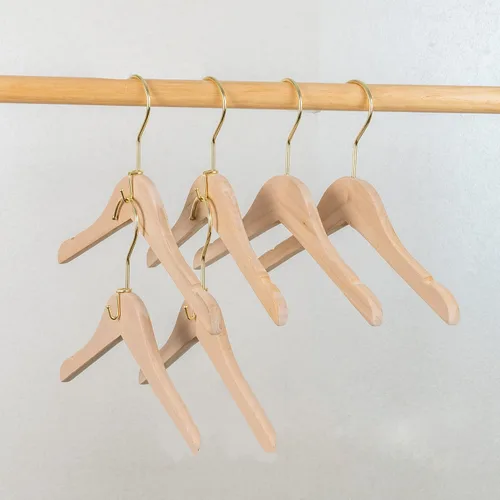 Miniatura 4 de Percha para ropa, 72 unidades, ganchos de metal dorado, ganchos extensores, mini ganchos en cascada