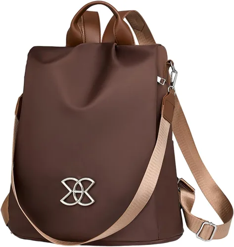 Mochila para mujer, mochila antirrobo de gran capacidad, impermeable, bolsa de hombro para viajes y negocios