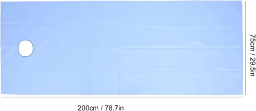 Miniatura 8 de Sábana de salón de belleza, cubierta impermeable para cama de masaje a prueba de aceite, sábana de mesa de masaje profesional con orificio