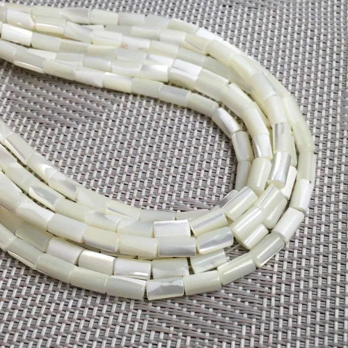 Miniatura 4 de Cuentas de concha natural, cuentas sueltas de piedras preciosas naturales para hacer joyas, bricolaje para accesorios de pulsera, collar