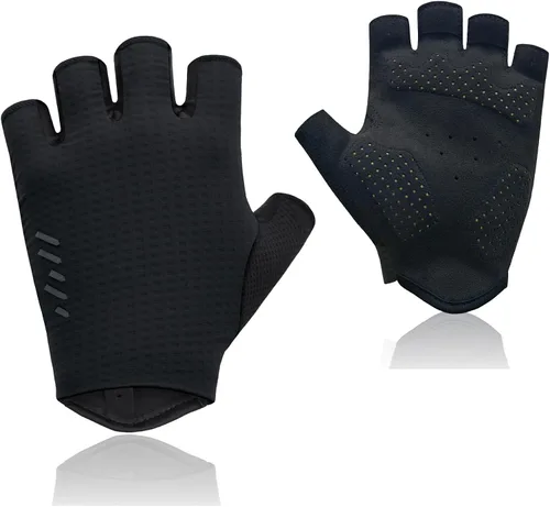 VXW Guantes de ciclismo para hombres y mujeres, con tiras reflectantes y almohadilla antideslizante que absorbe los golpes para bicicletabicicleta