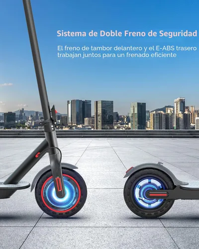 Miniatura 7 de NAVIC Electric Scooter with Dual Suspension, 8.5”/10" Tires, 350W/500W Motor, 19/22 Mph, Max 22/25/27/49Miles Range, Foldable E Scooter for Adults