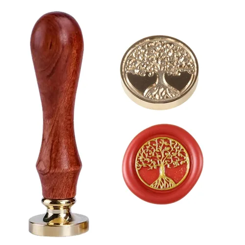 Miniatura 8 de Sello de cera Tranditional Triple Moon Goddess Wiccan Vintage Sealing Wax Stamp 0.984 in 0.98'' Unique Witchcraft Goddess Sellador de cobre