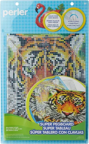 Miniatura 12 de Perler Beads - Tableros cuadrados amarillos, 2 unidades, 5.7 pulgadas de largo x 5.7 pulgadas de alto, pequeño