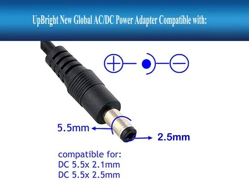 Miniatura 3 de UpBright Adaptador de 24V CA/CC compatible con Klipsch Synergy SB-1 SB1BK SB3 SB-3 R-20B R-10B R20B R10B Barra de sonido 1013773 DYS650-240210W-1