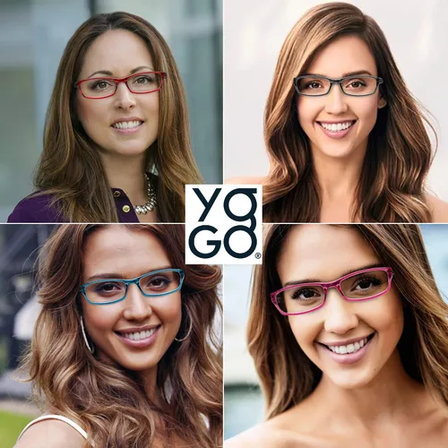 Miniatura 6 de Yogo Vision Reading Glasses 5 Pairs Fashion Ladies Quality Designed Spring Hinge Readers for Women
