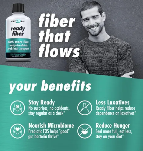 Miniatura 5 de HEALTH DIRECT - Ready Fiber - Suplemento de fibra líquida prebiótica para mujeres, hombres y niños - 15 onzas líquidas - 15-30 porciones, sin sabor