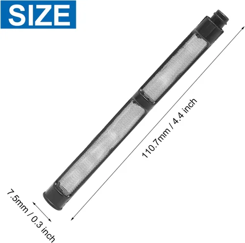 Miniatura 2 de Paquete de 10 filtros de pistola de pulverización sin aire 287032 adecuados para pistola de pulverización Graco Filtro 60 malla