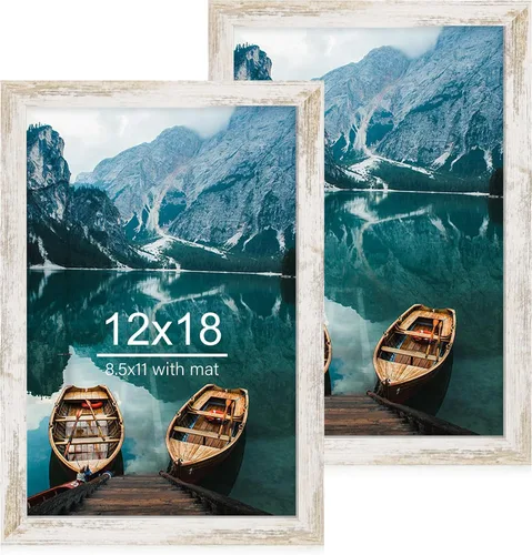 Miniatura 161 de Hongkee - Juego de 2 marcos de fotos, HK042515-MD5.5X8.5-BK(2PK)