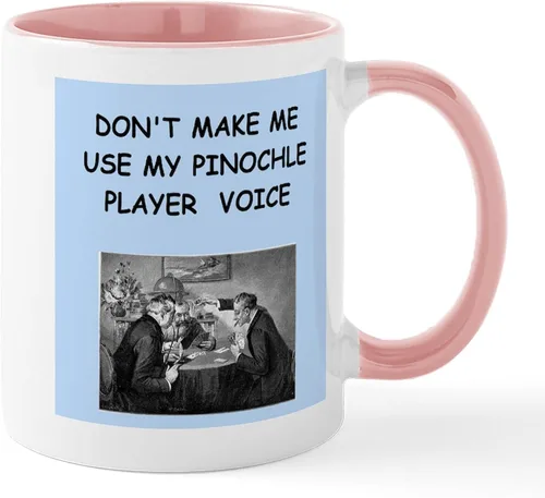 Miniatura 77 de CafePress Euchre Champ Mugs Taza de café de cerámica de 11 oz (11.0 fl oz)