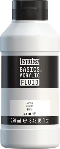 Miniatura 58 de Liquitex BASICS Pintura acrílica fluida, botella de 118ml (4 onzas), tono amarillo cadmio medio Tono medio amarillo cadmio