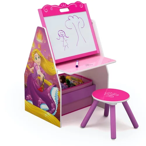 Miniatura 2 de Delta Children Caballete y estación de juegos para niños, ideal para artes y manualidades, educación en casa y más, certificado Greenguard Gold