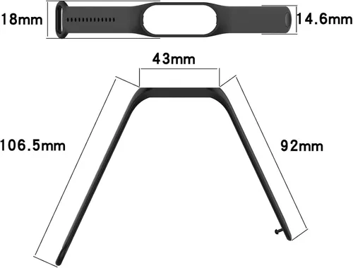 Miniatura 8 de KOMI Correa compatible con Xiaomi Smart Band 6, correa de silicona de repuesto para reloj inteligente Xiaomi Mi Band 7/6/5, pulsera ajustable