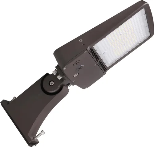 Miniatura 12 de OSTEK Luz LED de estacionamiento de 300 W, 42,000 lm 5700 K súper brillante LED Shoebox Pole Light, equivalente a 1000 W MH, montaje deslizante