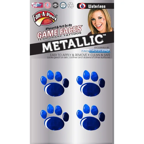 Miniatura 10 de Fan-A-Peel Tatuajes temporales sin agua del estado de Ohio, hipoalergénicos, para despegar y pegar, tatuajes temporales impermeables Ohio State