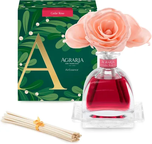 Miniatura 16 de AGRARIA Set de Difusor de Aroma de Flores y Varillas AirEssence, Juego de Fragancia Botánica de Flores Sola Hecho a Mano, Juego de Difusor de Aceite