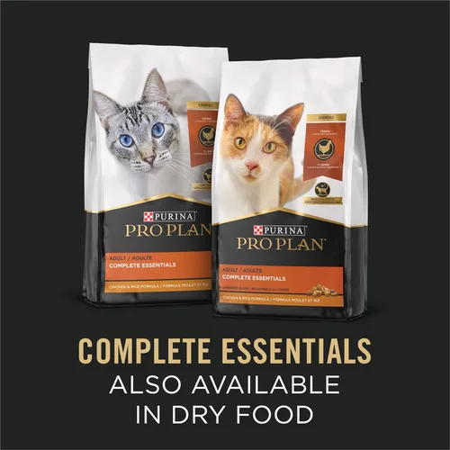 Miniatura 8 de Purina Pro Plan Complete Essentials Comida para Gatos Alta en Proteínas en Salsa, Comida Húmeda para Gatos Plato Principal de Pollo